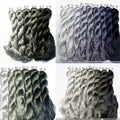 20m Suzhou Embroidery Mulberry Silk Thread(Grey and Black01  28*20m)