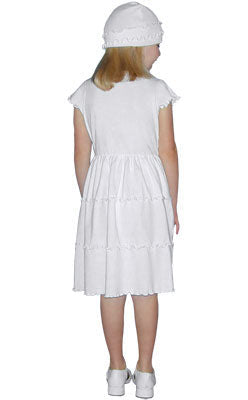 3 Tier Ruffle Dress Cap Sleeve