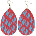73753-1 - Cactus Earrings - Red