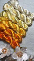 80m Suzhou Embroidery Untwisted Mulberry Silk Thread(#008（1-6）  80m*6) - Ronghua Threads