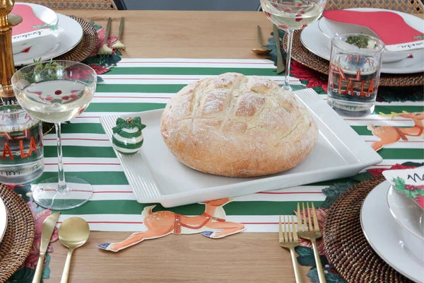 A282 Green & White Ornament