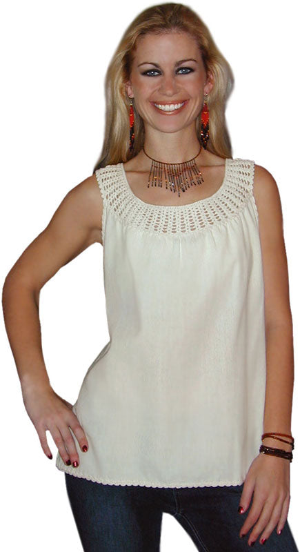Adult Bolivian Crocheted Top: Fan