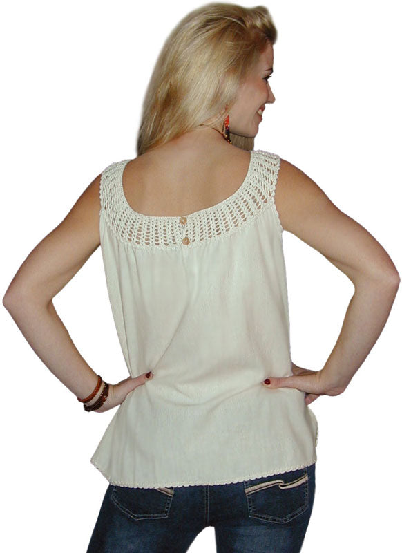 Adult Bolivian Crocheted Top: Fan