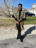 African Print Ankara Kimono One Size Dress - Kiekie Kimono (005)