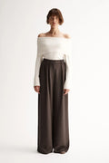 ALEXA KNIT TOP | Ivory - Darling & Domain