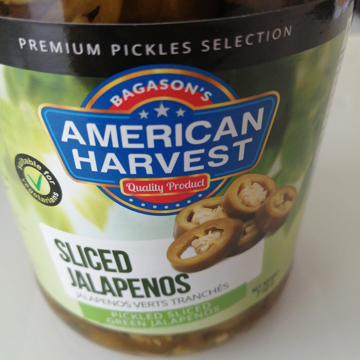 American Harvest Sliced Jalapenos Pickles 710g