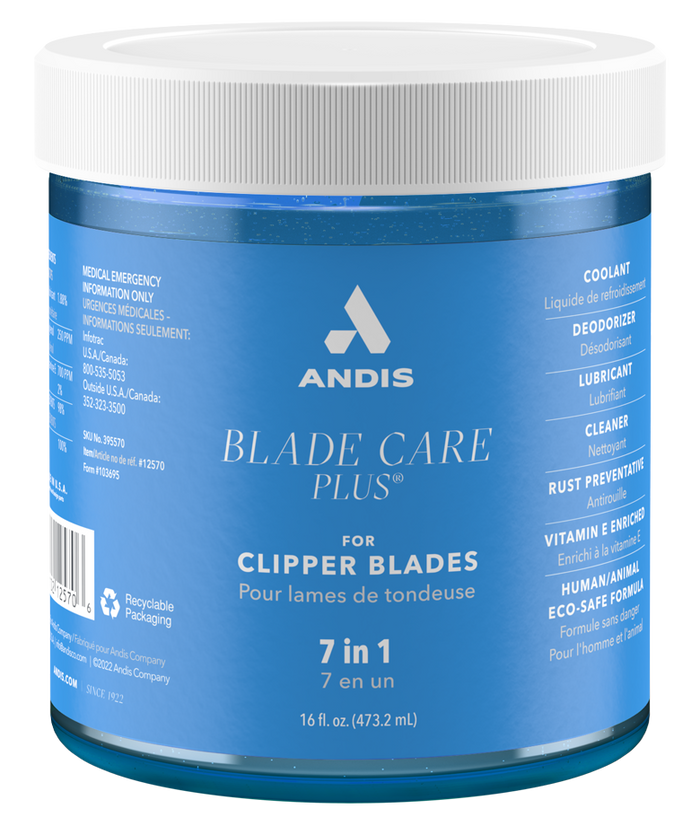 Andis 7 in 1 Blade Care Plus Dip Jar 16oz  # 12570 - Palms Fashion Inc.