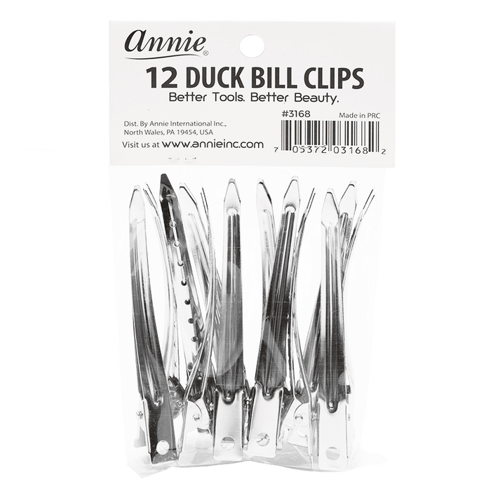 Annie Duck Bill Clips 12Ct