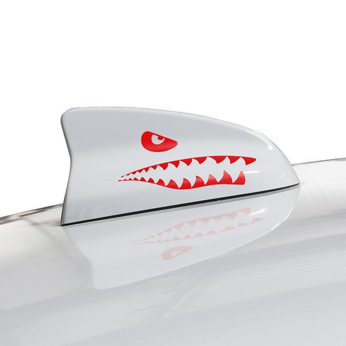 Antenna Shark Teeth Fin Vinyl Decal Stickers Fits Dodge Charger and Challenger - Bogar Tech Designs