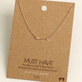 Arrow Pendant Necklace - Taryn x Philip Boutique