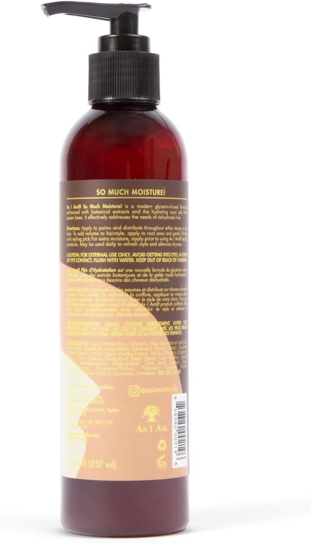 As I Am Classic So Much Moisture Hydration Lotion 8oz