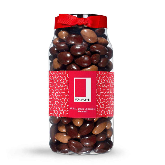 Assorted Milk and Dark Chocolate Coated Almonds, Palm Oil Free, 770g