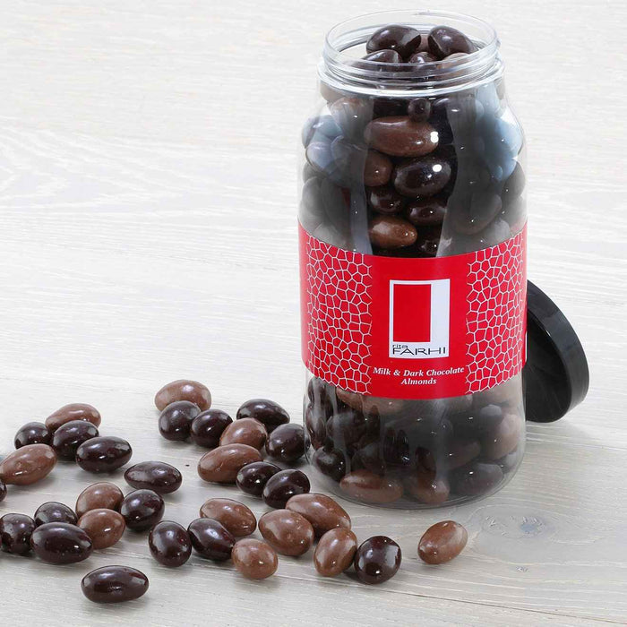 Assorted Milk and Dark Chocolate Coated Almonds, Palm Oil Free, 770g