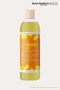 Aunt Jackie’s KIDS Heads Up moisturizing & softening shampoo, 355 mL (12 fl oz), Sulfate Free Softening Shampoo, front bottle view