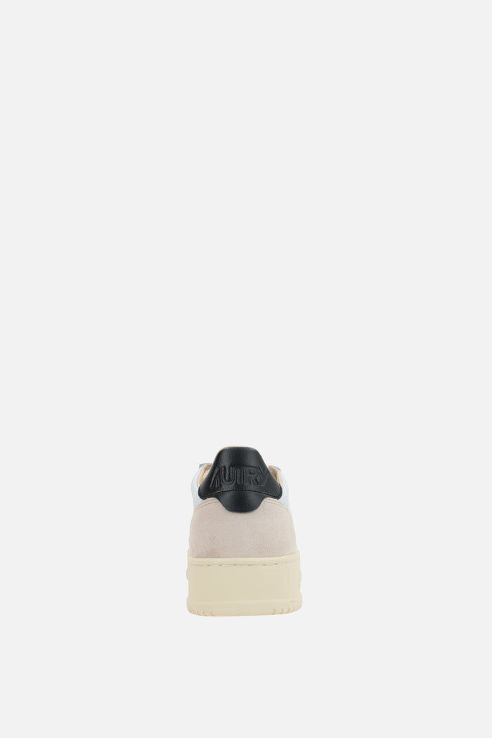 Autry Medalist sneaker in smooth leather and suede