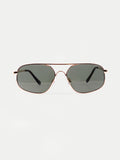 Aviator Retro Square Sunglasses | Gold-Image 1