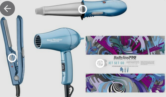 BaByliss Pro Holiday Box 2019 - GET SET GO  # BNT19H3 - Nano Travel Dryer + Nano Mini Curling Iron + 1/2 " Travel Iron - Palms Fashion Inc.