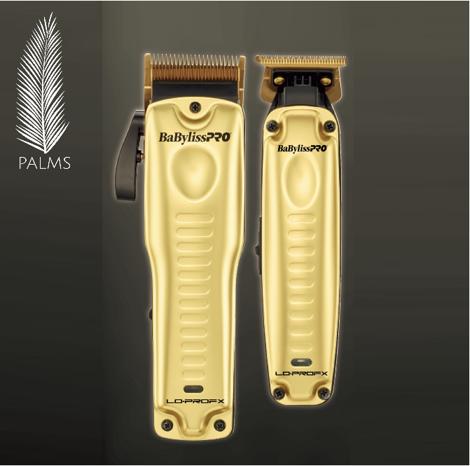 BaByliss PRO Lo-Pro FX Limited Edition Clipper & Trimmer Collection Set - Gold # FXHOLPKLP-G - Palms Fashion Inc.