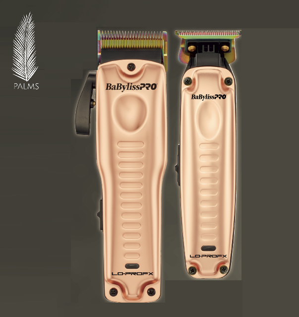 BaByliss PRO Lo-Pro FX Limited Edition Clipper & Trimmer Collection Set - RoseGold # FXHOLPKLP-RG - Palms Fashion Inc.
