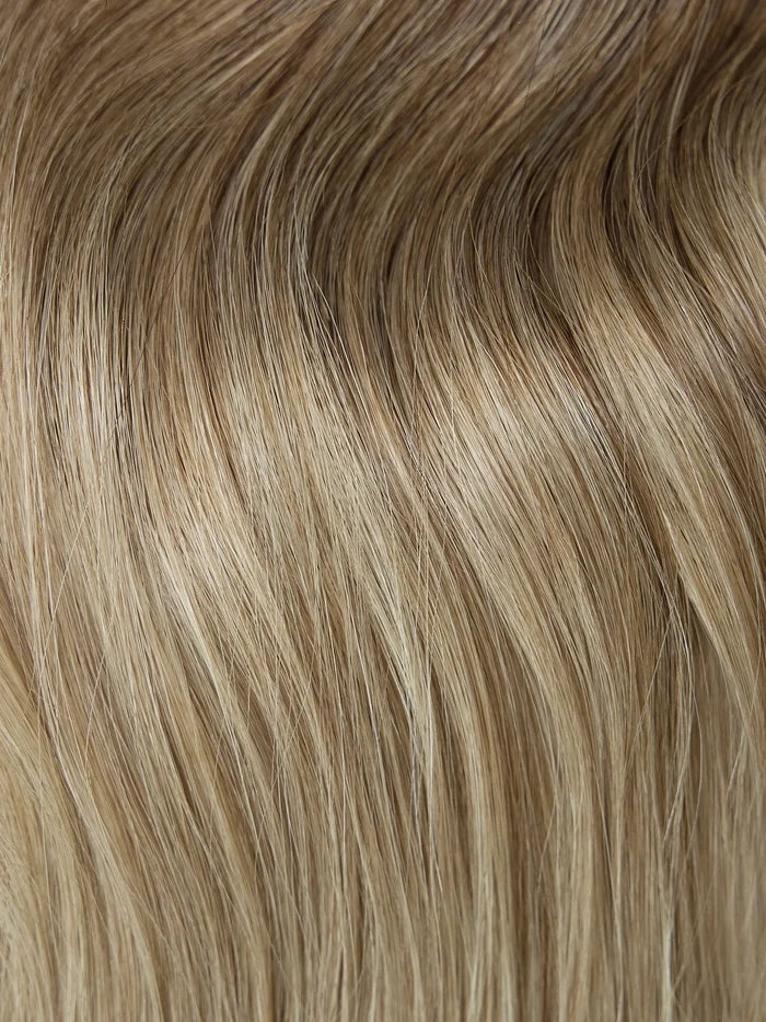 Balayage Dark Brown (#2) to Ash Blonde (#60C) 100g Weft