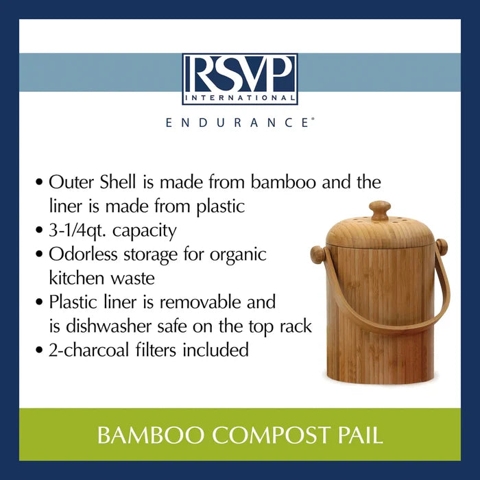 Bamboo Compost Pail