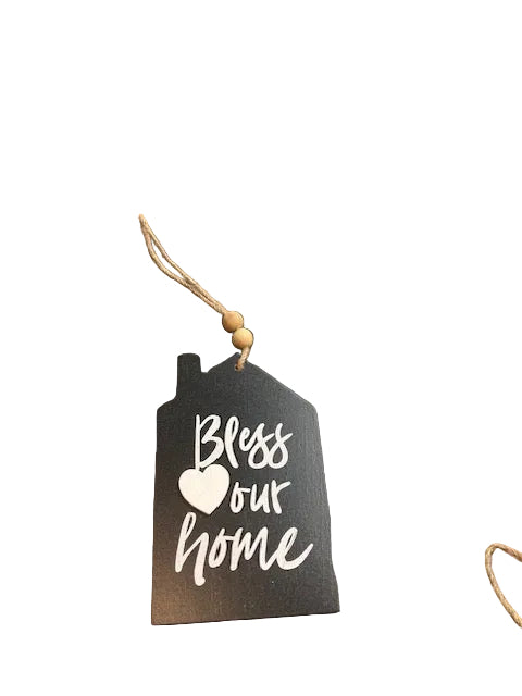Beaded Hanging Sign