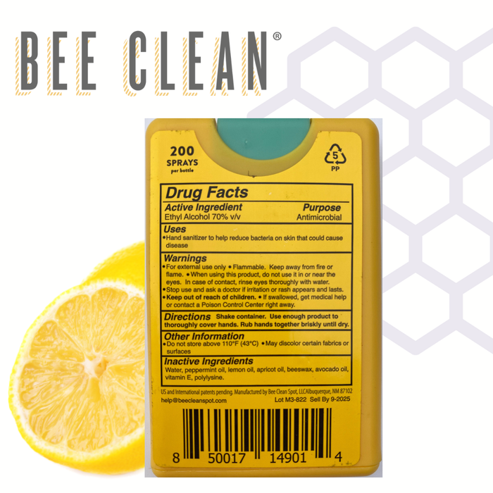 Bee Clean - Bee Clean Organic Beeswax Hand Sanitizer
