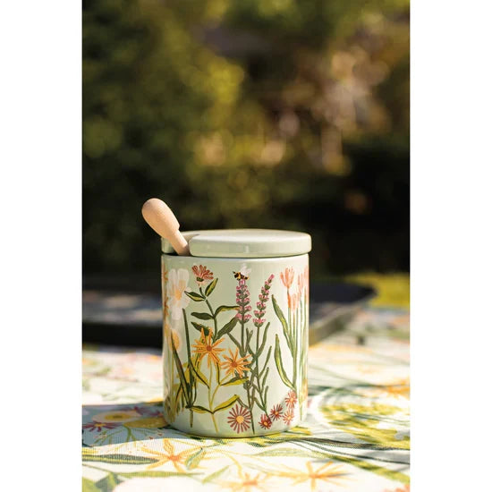 Bees and Blooms Honey Pot