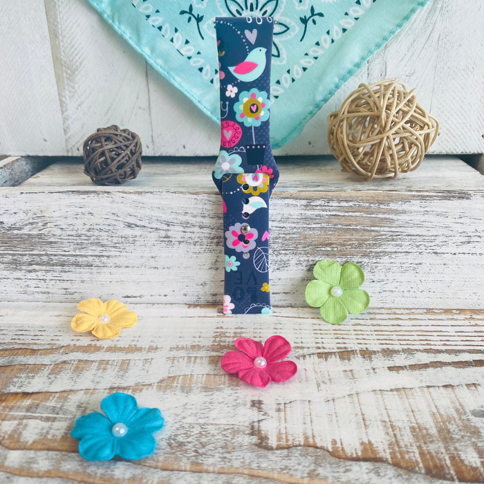 Birdie Print Silicone Band For Samsung Watch - Fancy Bands