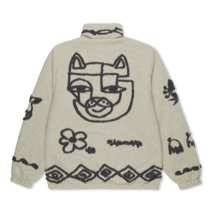 RIPNDIP Blonded Reversible Jacket (Sand / Charcoal)
