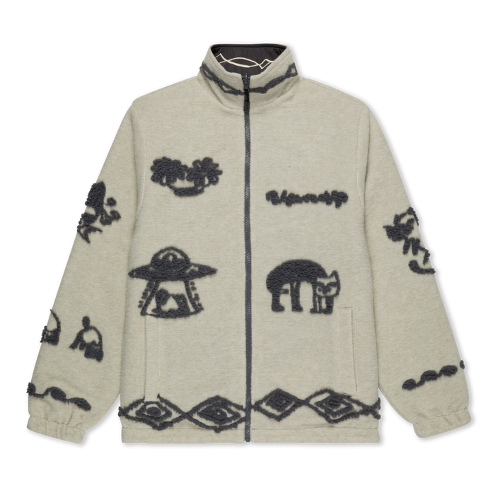 RIPNDIP Blonded Reversible Jacket (Sand / Charcoal)