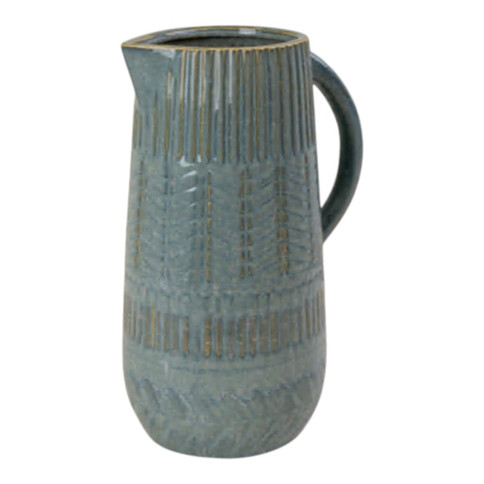 Blue Ceramic Jug