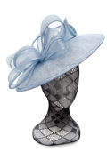 Bluebell Bow Looped Disc Fascinator