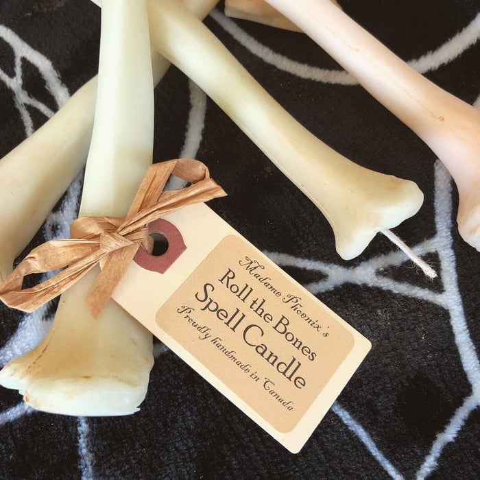 Bone Shaped Candle for Ancestor Shrine and Samhain Altars