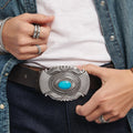 Brighton Women's Raindance Brown Leather Belt