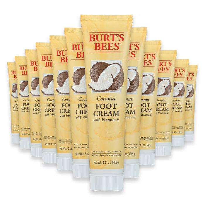 Burt's Bees Coconut Foot Cream for Dry Feet - 4.3 oz - 18 Pack