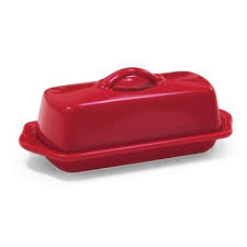 Butter Dish Red
