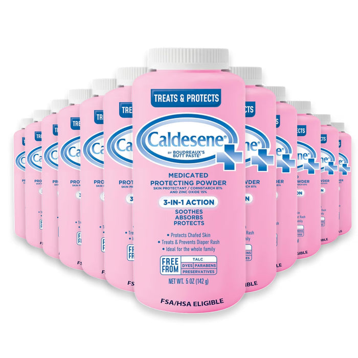 Caldesene 3-in-1 Medicated Protective Body Powder - 5 oz - 24 Pack