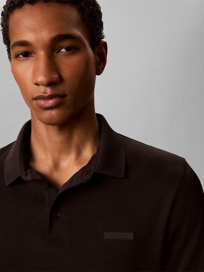 Calvin Klein LS Slim Supima Polo