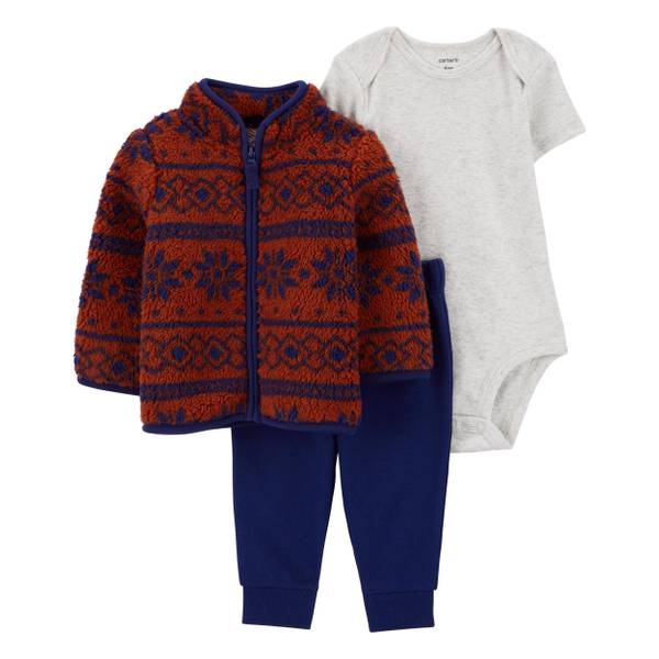 Carter's Baby Boys 3-pc. Pant Set- Red
