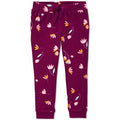 Carter's Toddler Girls Floral-Print Pull-On Joggers