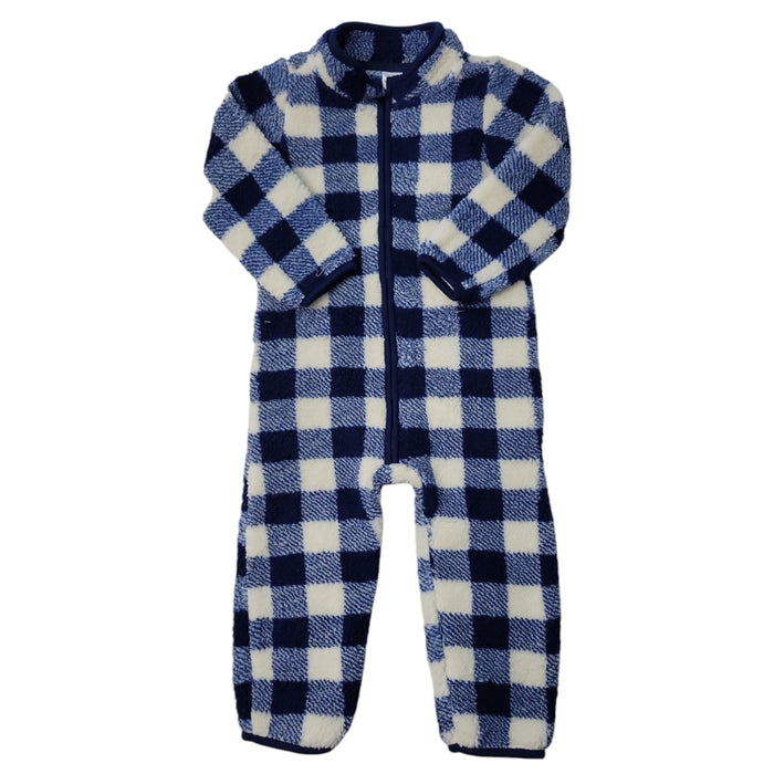 Carter's Zip-up 1 Piece Warm Long Sleeve Easy Care Jumpsuit
