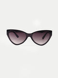 Cateye Heart Lense Sunglasses | Black-Image 1