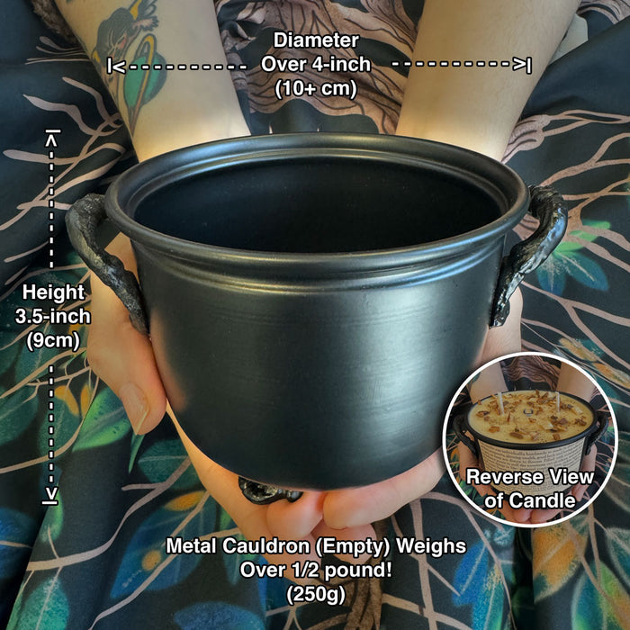 Cauldron of Brigid Imbolc Goddess Altar Spell Candle