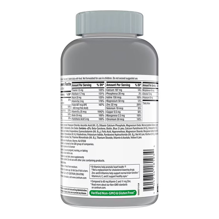 Centrum Silver Adults 50+ Multivitamins - 325 ct
