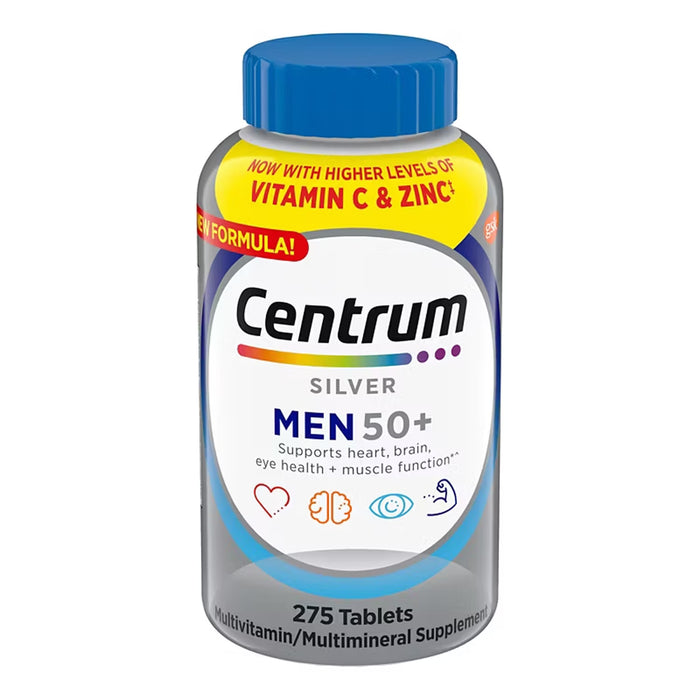 Centrum Silver Men 50+ Multivitamin and Multimineral Supplement - 275 Ct