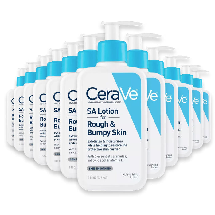 CeraVe SA Renewing Lotion for Rough & Bumpy Skin 8 oz - 12 Pack