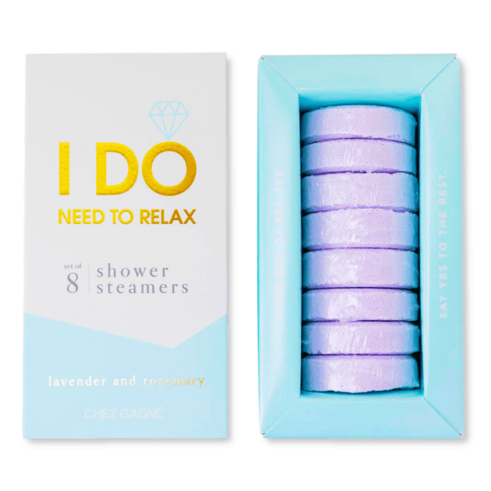 Chez Gagné - I DO Need To Relax - Bridal Shower Steamers - Lavender - Set of 8 Tabs