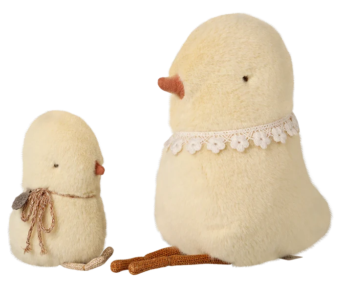 Maileg - Chicken Plush - Mini - W/Small Chicken