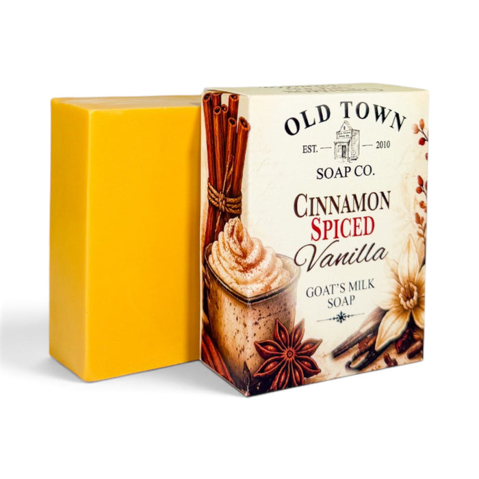Cinnamon Spiced Vanilla Goat's Milk Soap - Old Town Soap Co.